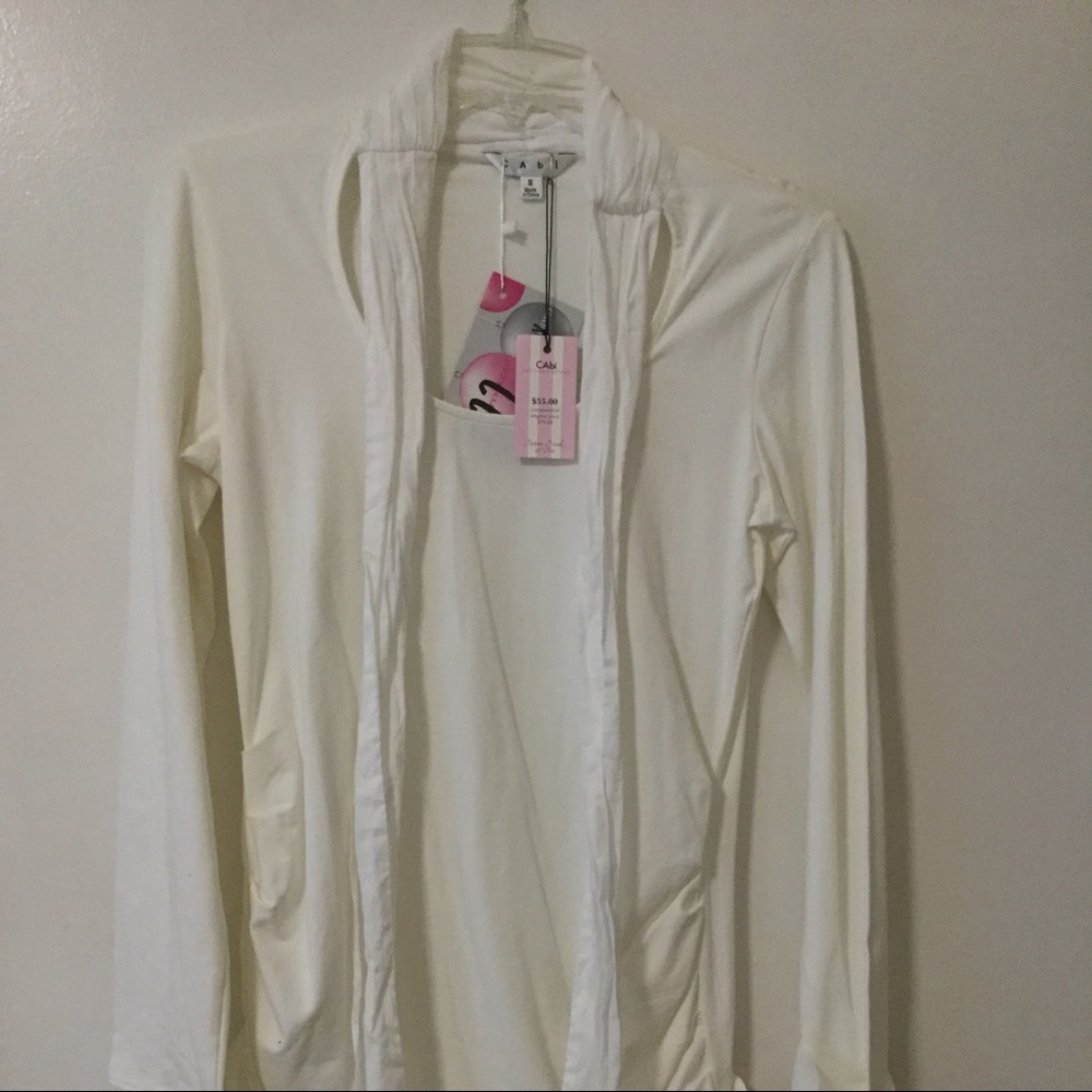 White blouse with tie